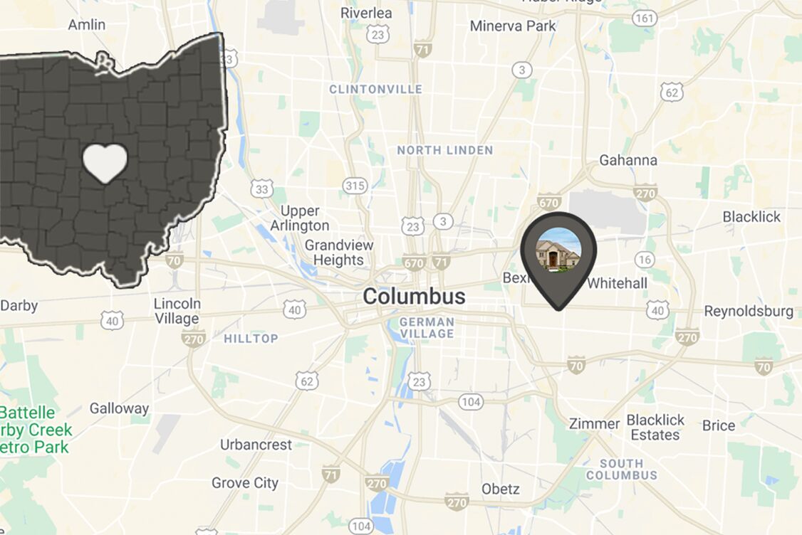 Columbus Map