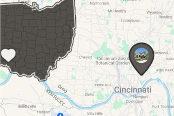 Cincinnati Map Cincinnati Map