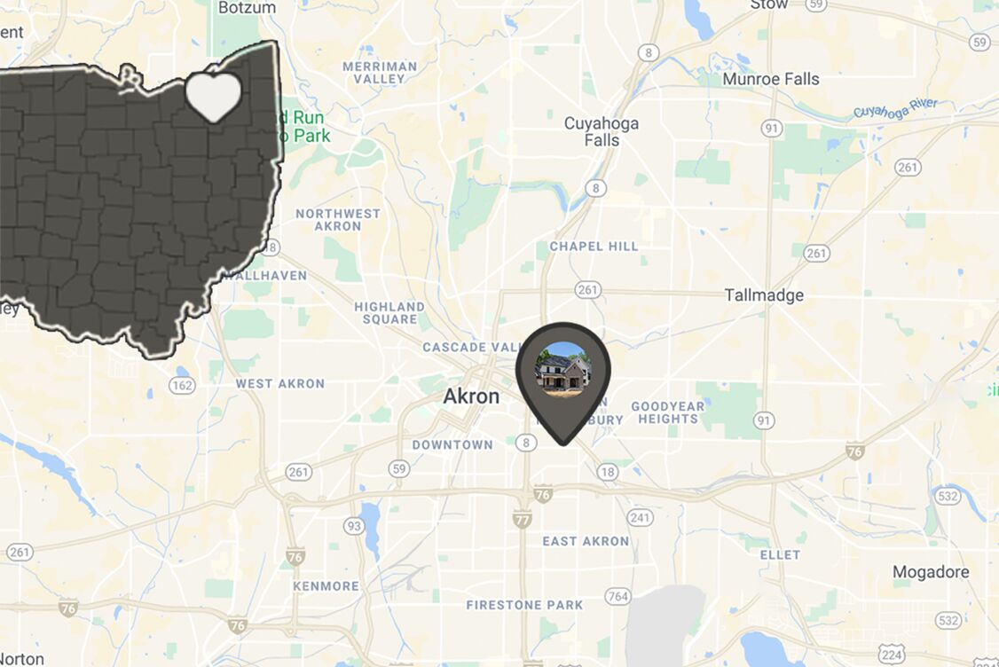 Akron Map
